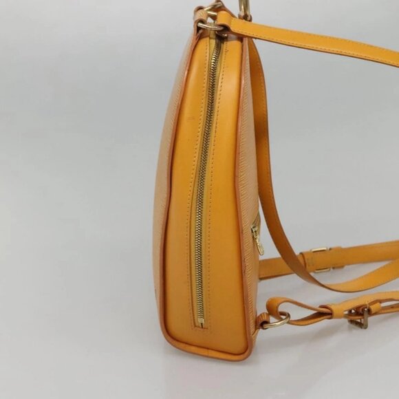 LOUIS VUITTON Epi Mabillon Backpack Yellow M52239 LV Auth 141386 - Picture 7 of 16